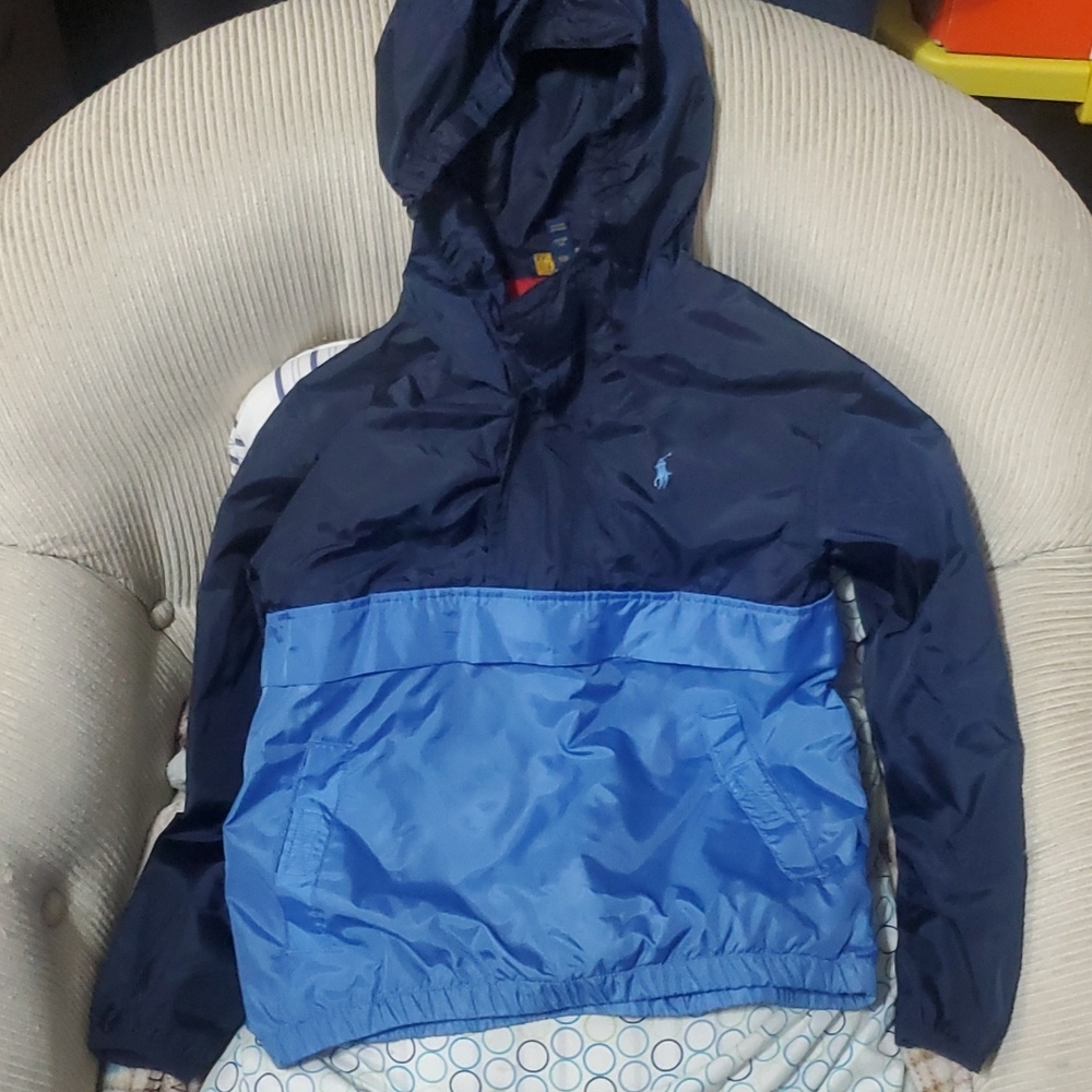 Boys size 8 small Polo by Ralph Lauren windbreaker pullover jacket